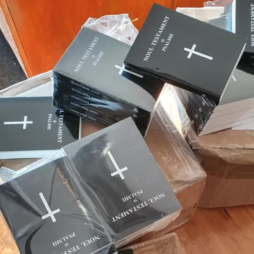 Boxes of Bibles