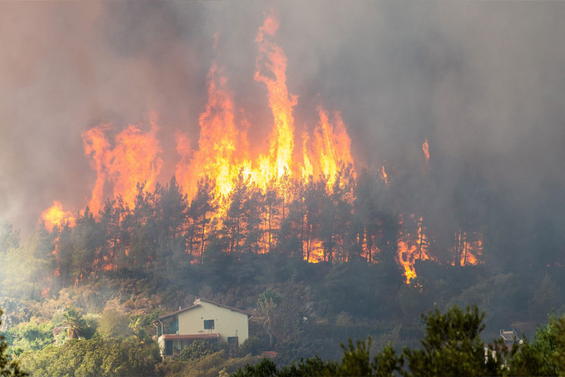 Large fire