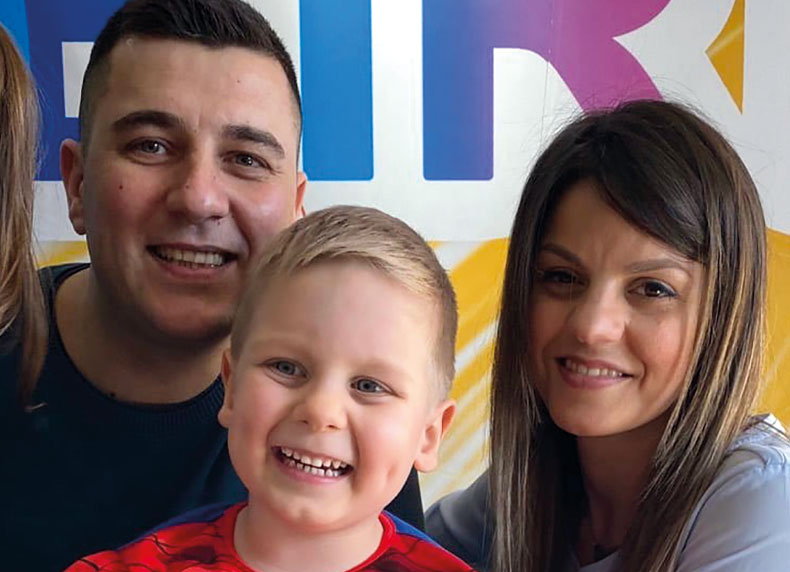 Vlada, Tanja and their son, Filip