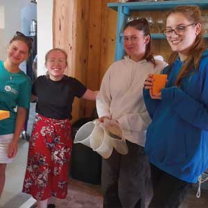 Olga, Lucy, Hannah and Madeleine