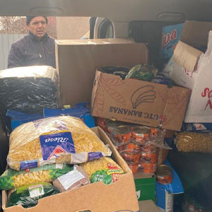 humanitarian aid sent from Romania to southern Ukraine
