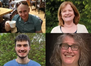 James Chilcott, Melanie Griffiths, Robbie Palmer and Clare Jefferis