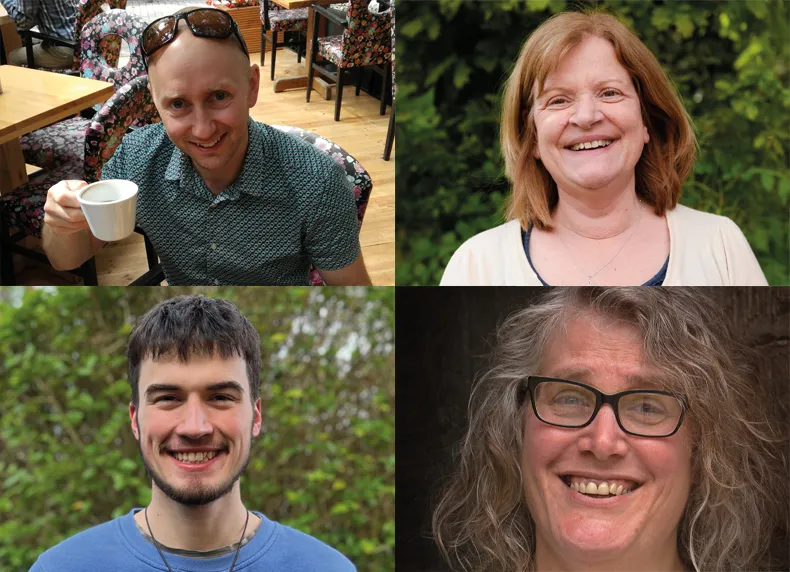 James Chilcott, Melanie Griffiths, Robbie Palmer and Clare Jefferis